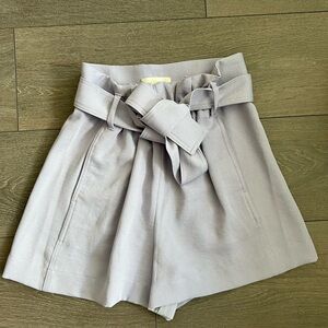 Wilfred Lilac High Waist Shorts with Belted Waistband